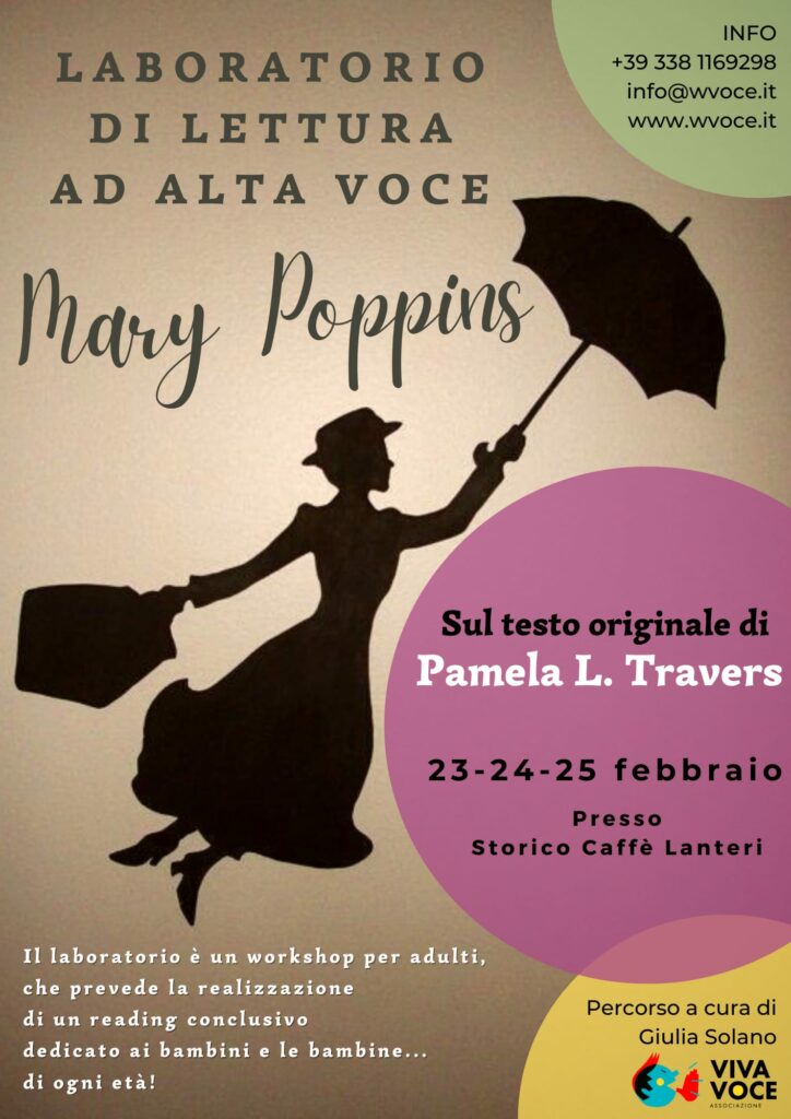 Mary Poppins – Laboratorio di Lettura ad Alta Voce