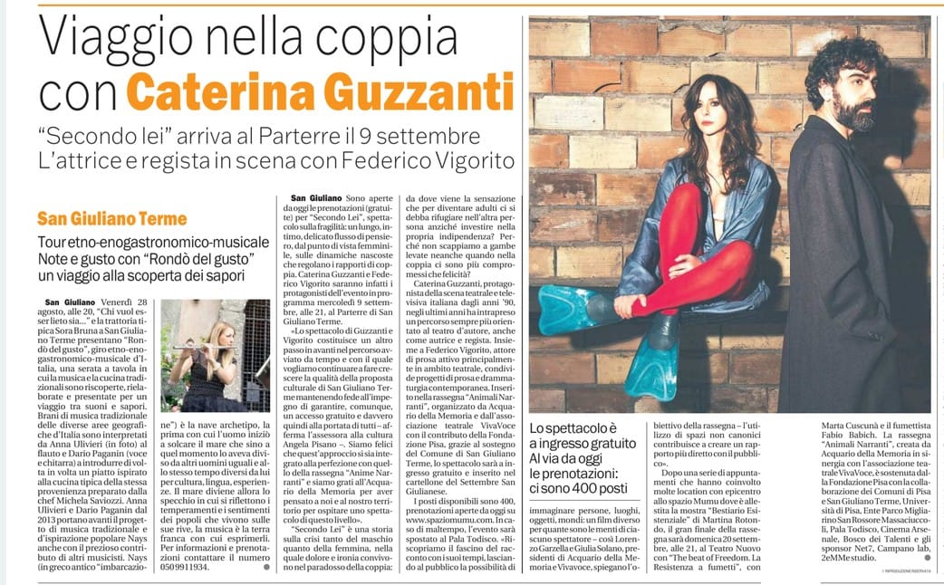 Viaggio nella coppia con Caterina Guzzanti