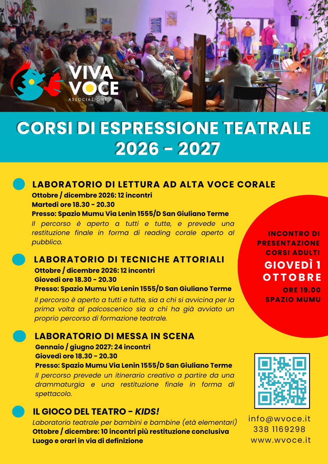 Corsi e laboratori 2026-2027